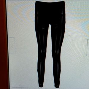 Stella McCartney faux leather stretch leggings